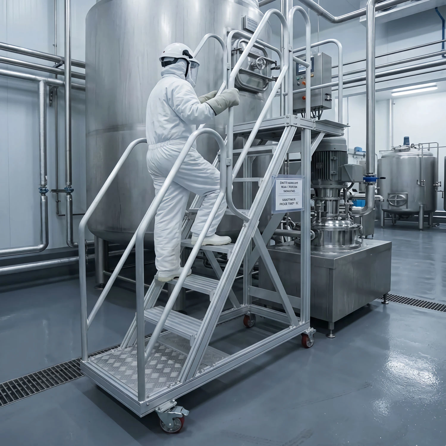 custom industrial ladder