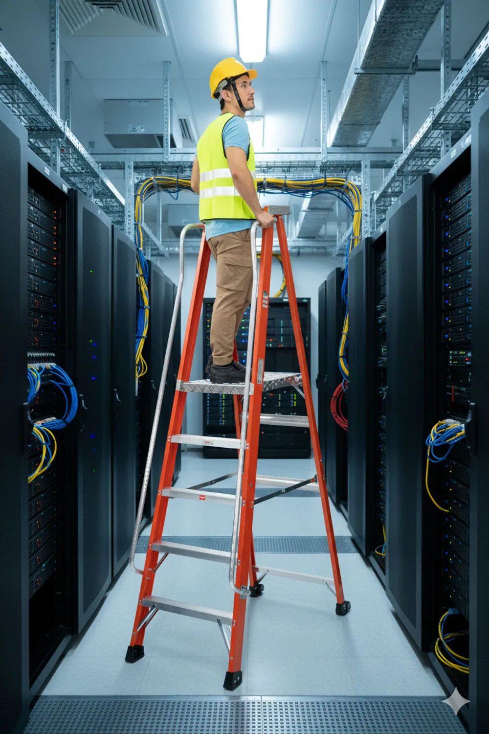 Ladder at Data Center