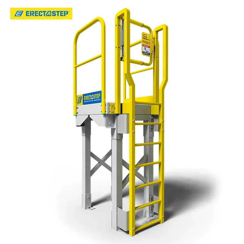 Industrial 6-Step Ladder Platform