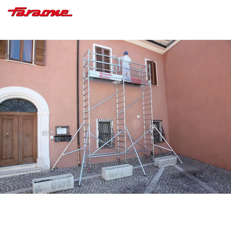 Top System Double Scaffold Tower Composition